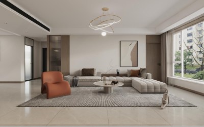 现代简约客餐厅3D模型下载